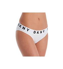 DKNY Damen Cozy Boyfriend Unterwsche im Bikini-Stil, weiß/schwarz, Medium von DKNY