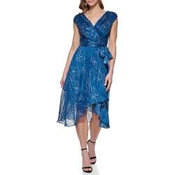 DKNY Damen Dd2ft043-ds2-8 Kleid, DP Sea Combo, 38 von DKNY