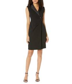 DKNY Damen Dd2j1371-blk-14 Kleid, schwarz, 44 von DKNY