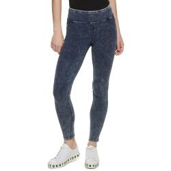 DKNY Damen E1rk8gx6-ind-m Leggings, Indigo/Mandala-Traum, M von DKNY