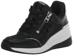 DKNY Damen Kai Lace-Up Wedge Sneaker, Black, 38 EU von DKNY