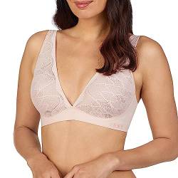 DKNY Damen Lace Comfort Wireless Bra BH, Blush, Large von DKNY