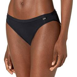 DKNY Damen Modal Panty Unterwsche im Bikini-Stil, schwarz, Groß von DKNY