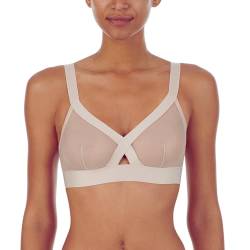 DKNY Damen Sheers Bügelloser Softcup-Bralette-BH, Cashmere, Large von DKNY