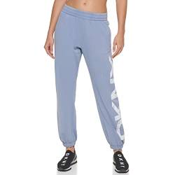 DKNY Damen Sport Women's Crackle Logo Jogger Trainingshose, Country Blue, M von DKNY