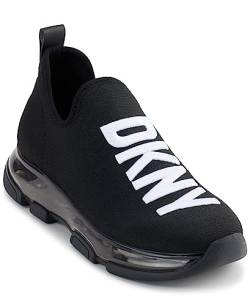 DKNY Damen Tambre Soft Slip On Sneaker, Black/White, 39 EU von DKNY