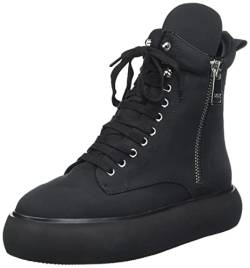 DKNY Damen Women's Womens Shoes Aken Sneaker Boot W/Inside Zip, Black, 38 EU von DKNY