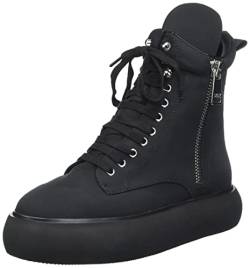 DKNY Damen Women's Womens Shoes Aken Sneaker Boot W/Inside Zip, Black, 39 EU von DKNY