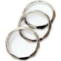 DKNY Fingerring Damen, aus Edelstahl, Silber, Gr. 53 (16,9mm) von DKNY