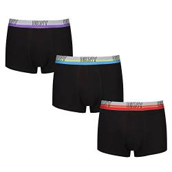 DKNY Herren Mens Cotton Boxer Shorts Boxershorts, Black, M von DKNY