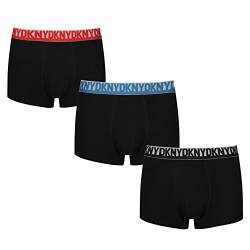 DKNY Herren Mens Cotton Boxer Shorts Boxershorts, Black, XL von DKNY