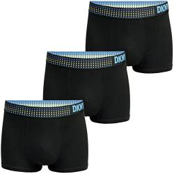 DKNY Herren Mens Mainline Boxer Trunks (3-Pack) Boxershorts, Black, XL von DKNY