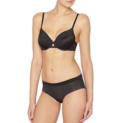 DKNY Intimates Damen Fusion Perfect Coverage T-Shirt 453200 Black W/Skinny Dip Bra 36b BH, Schwarz (OEB), 80B von DKNY