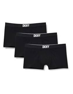 DKNY Men's Boxer Briefs, Black, S (3er Pack) von DKNY