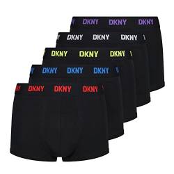 DKNY Men's Mens Cotton Mix Boxers Boxer Briefs, Black, M von DKNY