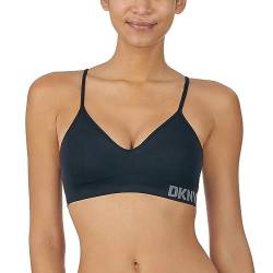 DKNY Nahtloser Damen-BH, 2er-Pack, SCHWARZ/Sand, M von DKNY