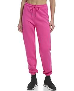 DKNY Sport Women's Metallic Logo Everyday Jogger, Beet, Small von DKNY