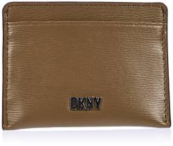 DKNY Women's Bryant Credit Sutton Leather Travel Accessory-Envelope Card Holder, Truffle von DKNY