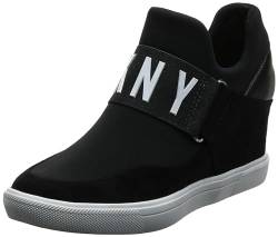 DKNY Women's Footwear COSMOS - WEDGE SNEAKER,BLACK, 10 von DKNY