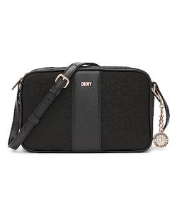 DKNY Women's R31EFF39-XLB-1 Crossbody, Black Logo/Black von DKNY