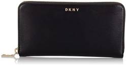 DKNY Women's R8313658 Bi-Fold Wallet, Black/Gold von DKNY