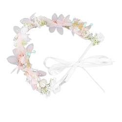 Brautblumen-Stirnband, Braut-Kopfgirlande, Modischer, Exquisiter Kopfschmuck, Handgefertigt Hochzeit und Party von DKaony