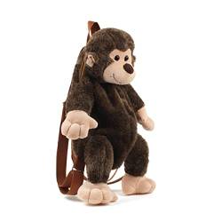 Rucksack Teddybär Puppe Plüsch Rucksäcke für Erwachsene Bär Rucksack Hund Koala Plüsch Frauen Tasche Geschenk für Mädchen, affe von DLRICH