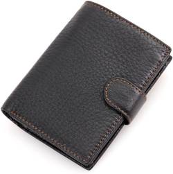 DLUXCA 1 Stück handgefertigte Geldbörse for Herren, Retro-Geldbörse mit großer Kapazität, lässige Geldbörse mit Mehreren Karten (Color : E, Size : 13 * 10 cm) von DLUXCA