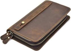DLUXCA 1 stücke Retro männer Handtasche Große Kapazität Hand Brieftasche Business Mode männer Brieftasche von DLUXCA