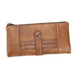 DLUXCA Brieftasche for Herren, Lange Retro-Geldbörse mit Mehreren Karten, große Kapazität, handgehaltene Damen-Geldbörse, Kartentasche (Color : E, Size : 19 * 10 * 3cm) von DLUXCA