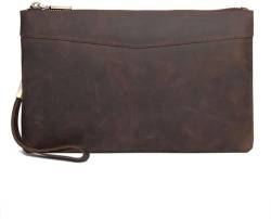 DLUXCA Clutch-Tasche for Herren, große Kapazität, Business-Handtasche, Retro-Geldbörse, lässige Clutch, Herrentasche von DLUXCA