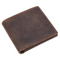 Herren Retro Business-Geldbörse Multi-Card-Geldbörse Herren Horizontale Zweifach-Geldbörse Münzbörse (Color : D, Size : 9.7 * 11cm) von DLUXCA