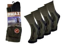 DMAX 4|6|12 Paar Abenteuer Herren Socken für echte Kerle, wahlweise in Schwarz, Anthrazit, Grau, Camouflage und drei Größen 39-42/43-46/47-50 (47-50, 12 Paar Camouflage) von DMAX