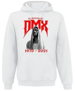 DMX IMO '70-'21 Männer Kapuzenpullover weiß L von DMX