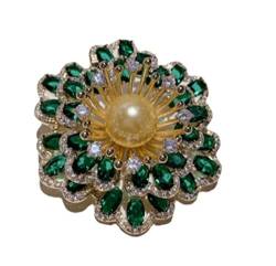 Brooch Pins Flower Brooch Exquisite Jewelry Women Crative Flower Pins Brooch Clothing Accessories Brooches Fashion von DNCG