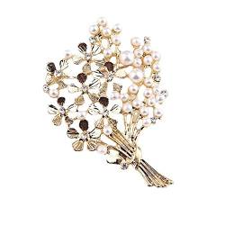 Brooch Pins for Women Fashion Beauty Elegant Bouquet Brooch Coat Trench Coat Accessories von DNCG
