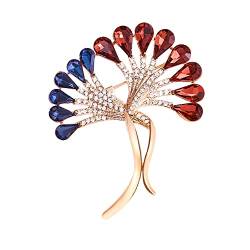 Brooch for Women's Brooch Women Simple Anti- Pin All-Match Crystal Corsage Clothes Accessories von DNCG