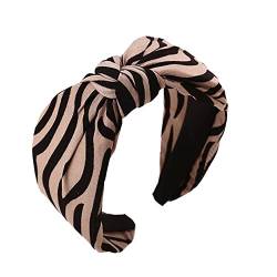 Haarnadel Frauen Drucken Stirnband Elastische Kopf Wrap Haarband Bandana Stirnband Mädchen Laufen Zubehör (Color : Black, Size : One Size) von DNCG