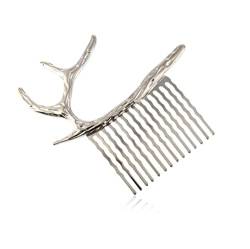 Hair Side Combs French Hair Comb Straight Teeth Hair Clip Comb Twist Hair Comb Veil Comb Hair Accessories Jewelry (Color : FJ260) von DNCG