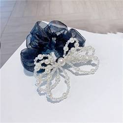Koreanische Bogen Perle Haarnadel Weibliche Pferdeschwanz Gummiband Spirale Haar Seil Kopfschmuck Haar Ring Haar Seil von DNCG