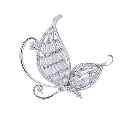 Ladies Brooch, Butterfly Zircon Corsage Simple Fashion Clothing Jewelry von DNCG