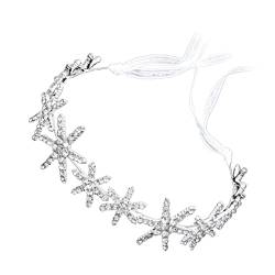 Strass-Stirnbänder, Stern-Stirnband, Turban-Stirnband, Sternkristall, Bräute, Haarranken-Stirnband, Geburtstag, Tiara, Kopfschmuck, Haarschmuck, Kopfbedeckung, Braut-Kopfschmuck, Hochzeit-Kopfschmuck- von DNCG