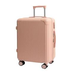 DNZOGW Reisekoffer Gepäck-Handgepäckkoffer, Leichter Und Verschleißfester Trolley-Koffer, Starker Und Verdickter Koffer, Koffer Trolley (Color : Orange, Size : A) von DNZOGW