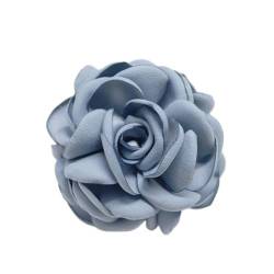 Damen-Broschen, Stoff-Blumen-Broschen, Stoffkunst, Damen-High-End-Brustbrosche für Anzüge, Anstecknadel, Jacken, Strickjacken, Accessoires, Schmuck, Brosche (Farbe: B) (D) von DOCOXI