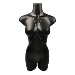 Körperketten Körperschmuck Brustkette Bikini Sexy BH für Frauen Strandaccessoires Mode Einfaches Hip Hop Geschenk von DOCOXI