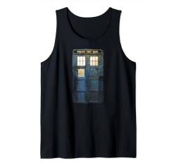 Doctor Who Cosplay Tardis Distressed Time-Traveller Sci-Fan Tank Top von DOCTOR WHO