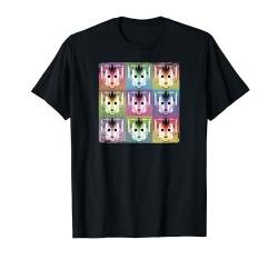 Doctor Who Pop-Art Cybermen Science-Fiction-Fan im Retro-Stil mit kybernetischem Gesicht T-Shirt von DOCTOR WHO