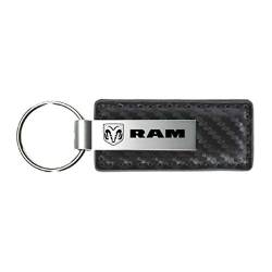 Dodge Ram Gun Metall Carbon Faser Leder Schlüsselanhänger Metall von DODGE