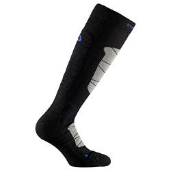 DOGMA Snow Eater - Snowboard Socken aus Merino Wolle, Performance Skisocken, warme Merinosocken für den Wintersport (Lines Grey, 45-47) von DOGMA