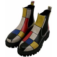 DOGO Piet Mondrian - Composition Chelseaboots Vegan von DOGO